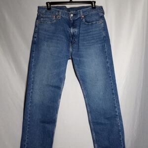 Levi's 505 Men's Straight Leg Waterless Medium Wash Denim Jeans Size 38x30